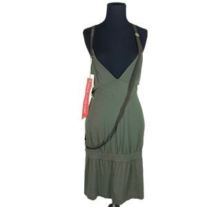Miss Sixty Olive Green Mini Dress